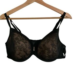 SOMA Size 42C  Black Lightest Lift Modern Coverage Underwire Bra